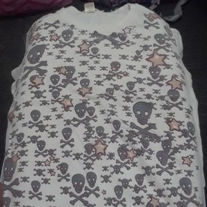 A skeleton shirt